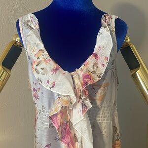 Papaya sleeveless dress